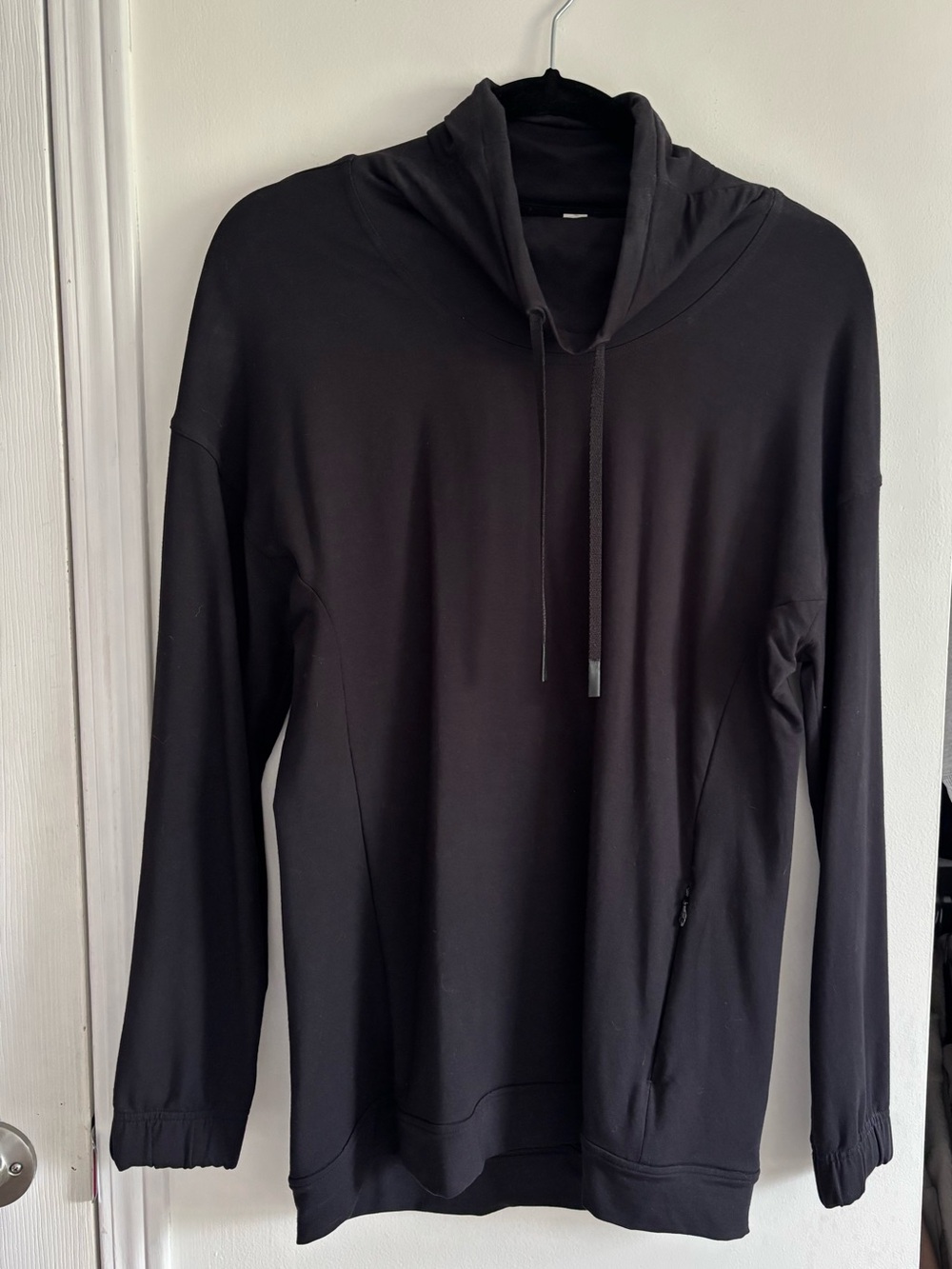 Black lululemon mock neck shirt